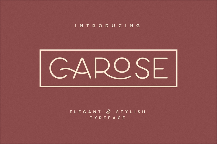 Carose Font preview